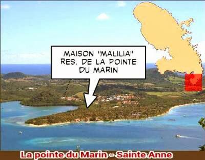 Malilia Beach A Sainte-Anne - Wifi -5 Min A Pied De La Plage Kültér fotó